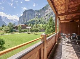 Apartment Silberhorn, outstanding view, spacious, family friendly, appartement in Lauterbrunnen