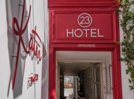 23 Hotel Mykonos, hotel 3 bintang di Mýkonos City