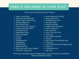 Luxury Lakefront Villa - FREE HUGE Pool/Hot Tub - MINI GOLF