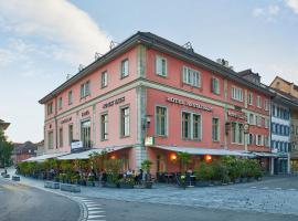 Hotel Rotes Haus, hotel met parkeren in Brugg