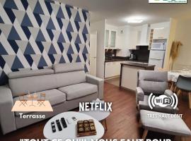 QuietStay 20' PARIS, Connected HOME avec Terrasse, pet-friendly hotel in Massy