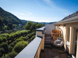 Apartment am Kurpark mit traumhafter Terrasse, cheap hotel in Bad Ems