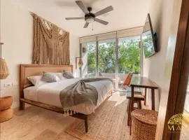 NHOA 209A Lux 2BR Condo Pool View in Aldea Zama