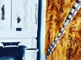 Star Wars themed sleeping pods near Hidden Valley