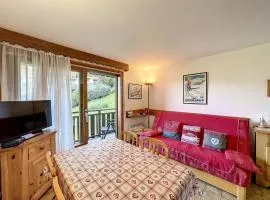 Studio cabine proche centre Combloux, 4 pers, balcon, parking - FR-1-560-53