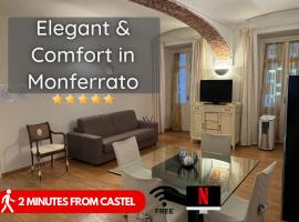 CENTRO STORICO Eleganza e Lusso nel Monferrato, casă de vacanță din Casale Monferrato
