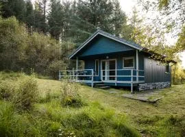 Otter with mountain view and enclosed decking