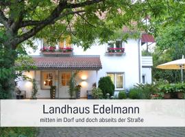 Landhaus Edelmann, departamento en Müllheim