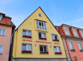 Laurentius Boutique-Hotel & Restaurant, khách sạn giá rẻ ở Weikersheim