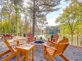 Lakeside Paradise in Ellijay Hot Tub, Fire Pit