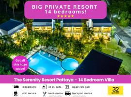 The Serenity Resort Private Villa, family hotel in Na Jomtien
