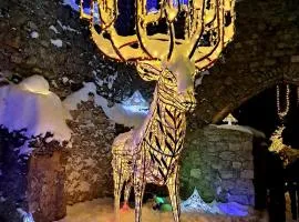 LECHUFER, 80m2, Haushälfte mit privatem Eingang, Kaminofen, Terrasse, Garten