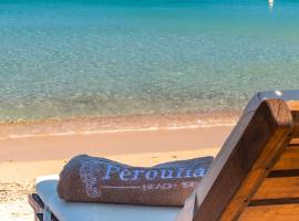 Peroulia Beach Houses, hotel v destinaci Koroni