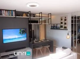 Studio perfeito no Parque Una com vaga de garagem