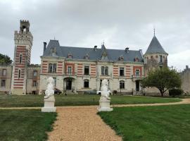 Château le haut villaumay, svečių namai mieste Auzouer-en-Touraine