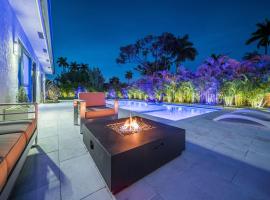 Luxury Villa Amara w/Heated Pool/Sauna/Gym/BBQ, hotel en Miami