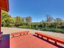 Riverfront Arkansas Abode - Furnished Deck and Grill