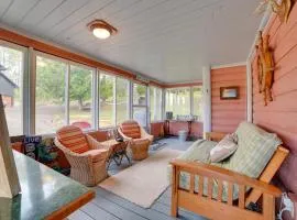 Riverfront Cheboygan Cabin with Kayaks and Dock!
