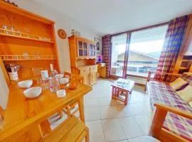 Studio cabine cosy avec balcon, proche télésièges et commerces, 5 couchages - Les Saisies - FR-1-594-315