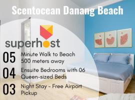 Scentocean 4, 5Min Walk to Beach, 4 Ensuite Bedrooms, viešbutis Danange