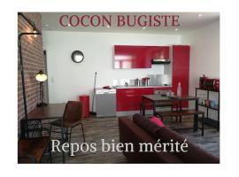Cocoon Bugiste : travail, sport ou détente, budjettihotelli kohteessa Hauteville-Lompnes