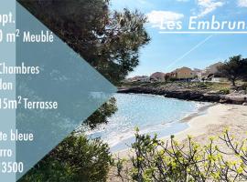 Right by the Sea • Les Embruns, hotel s parkiralištem u gradu 'Martigues'