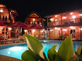 Melasti Mountain Villas, Amed, Room 3 Agung Guesthouse, family hotel in Amed
