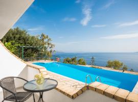 Four-Bedroom Villa Eleni by Konnect, with Private Pool & Stunning Seaview โรงแรมในบาร์บาตี