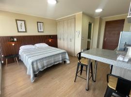 Depto central, parking, moderno, apartamento em Chillán