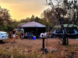 Hartbees Boskamp, glampingplass i Dinokeng Game Reserve