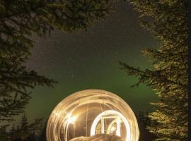 Buubble Hotel - Ölvisholt, glamping site in Selfoss