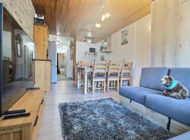 Appartement 6 personnes - 1 chambre - 4 lits - Netflix & wifi haut débit - Parking couvert, resort en Tignes