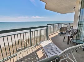 Luxurious, Oceanfront condo, spectacular views, beachfront, Wifi, Pools, Monthly – hotel w mieście Myrtle Beach