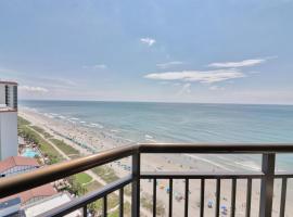 Enticing Ocean View Condo located on the blvd, wifi included, monthly winter ren, отель в Миртл-Бич