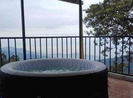 Ecocasa Impresionante panorámica jacuzzi Smart TV, hotel que admite mascotas en Yumbo