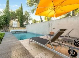 Nice Home In Paradou With Heated Swimming Pool