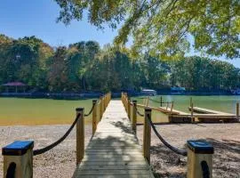 The Retreat at Lake Norman Boat Dock and Pool!