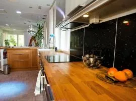 Villa Trollbäcken med bastu, värmegolv, öppen spis