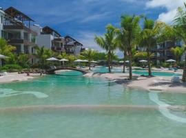 Wonderful Mont Choisy flat, huge lagoon pool, hotel in Mont Choisy