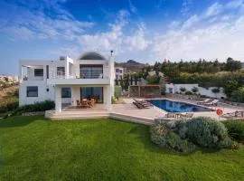 Lux Villa Aspalathos with Pool, 700m to Beach, 1km to Restaurant