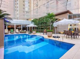 Flat Funchal JK Vila Olímpia Limpeza Diária, hotel em Vila Olímpia, São Paulo