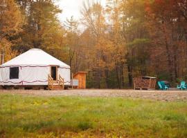Sweet Retreat and Yurt Farm, luxury tent in New Ipswich