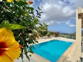 Mountain side oasis with view and pool