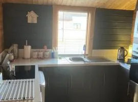 Log Cabin in the City with hot tub