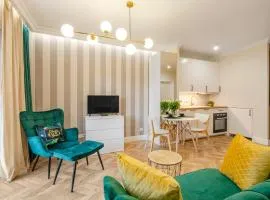 SKY Home- Green Apartament -Manufaktura, Bezpłatny Parking, Klimatyzacja, Dostęp na KOD