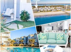 3BR Seaside Villas Beach House POOL steps to OCEAN, hotel em Atlantic Beach