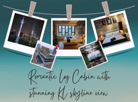 Romantic Log Cabin 3 - in the Heart of KL city (walk to KL Tower/KLCC/Bukit Bintang), chalet à Kuala Lumpur