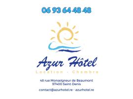 AZUR HOTEL, hotel cerca de Aeropuerto Roland Garros - RUN, Saint-Denis
