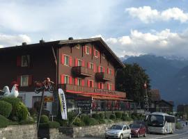 Hotel Tourist, hotel v destinaci Fluelen