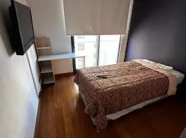 Habitación 2 camas + baño privado en Las Condes